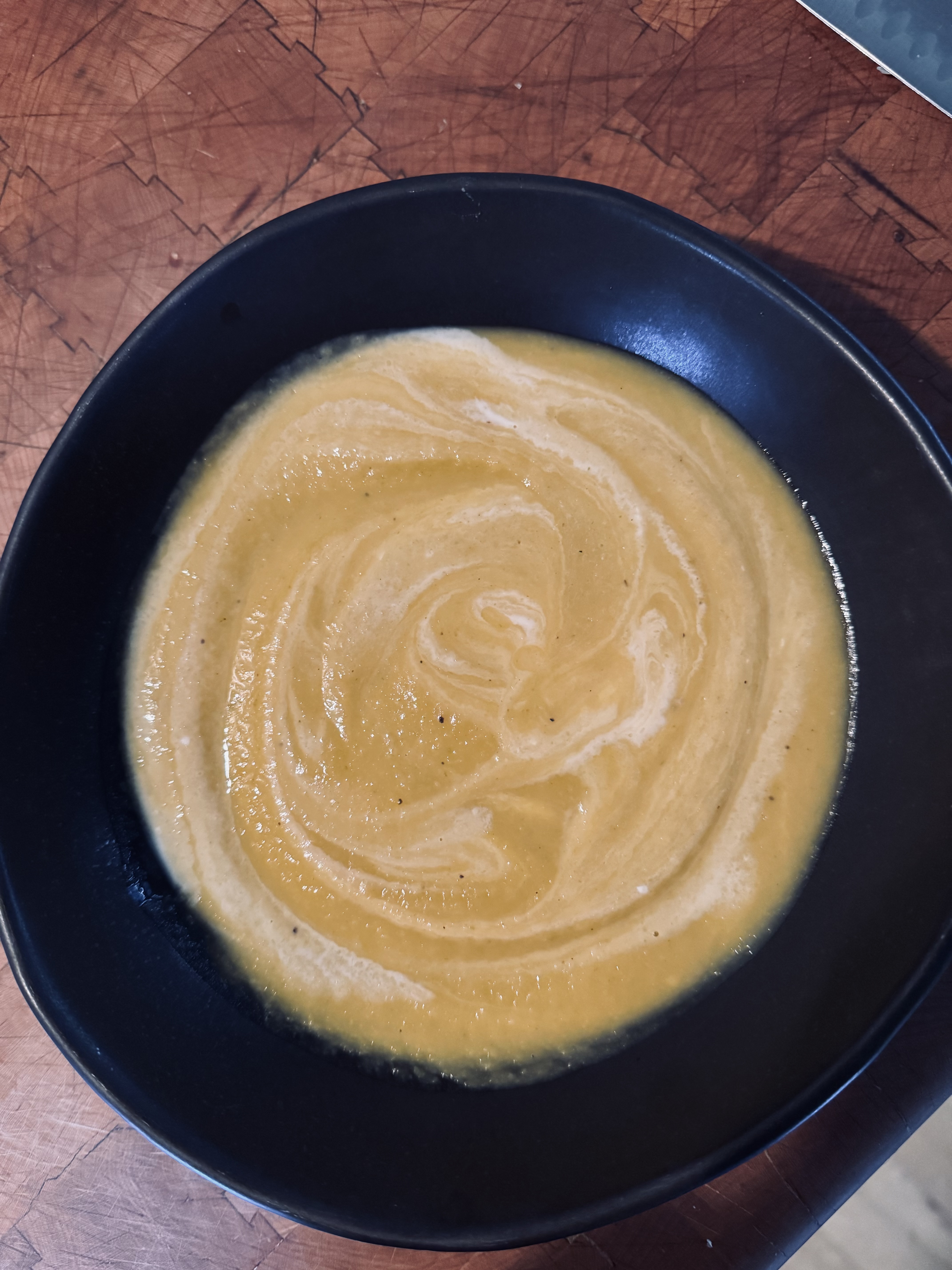 Notes from a Quiet Kitchen – Roasted Sweet Potato and Leek Soup