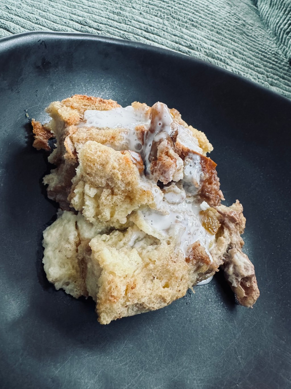 Morning Crave: Peach & Walnut Brioche Bread Pudding 